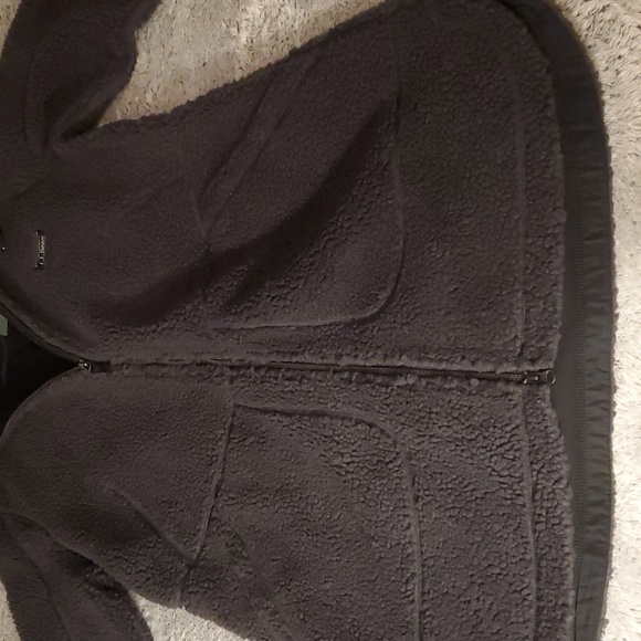 LLBean fleece winter coat - Picture 3 of 5